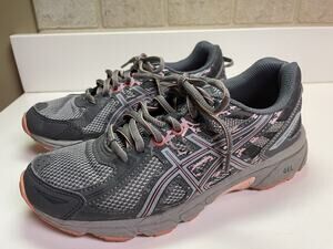 Asics Trail Running Shoes Women's 6 1/2-Venture 6 Low Lace Up Mesh T7G6N